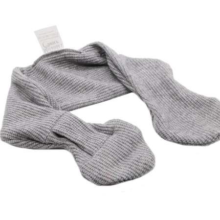 Steckschal aus Wolle in Grau